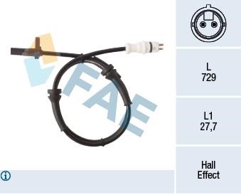 FAE 78300 Sensor ABS 78300