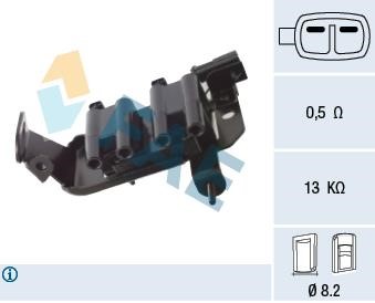 Engine coil pack KIA Shuma (Kia Shuma): 80419 FAE Ignition coil
