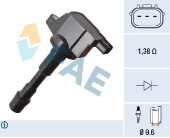 Engine coil pack Honda Insight: 80469 FAE Ignition coil