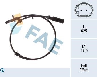 FAE 78267 Sensor ABS 78267