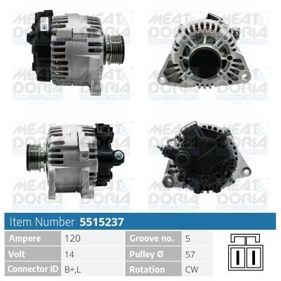 Engine alternator Hyundai Matrix: 5515237 Meat&Doria Alternator