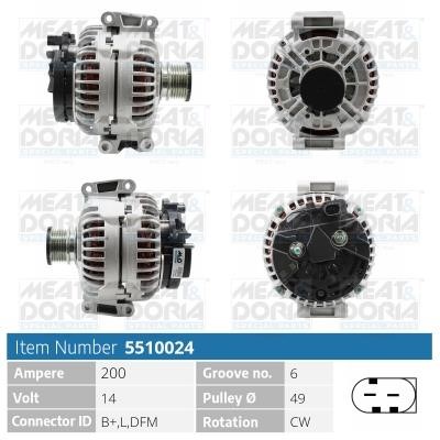 Meat&Doria 5510024 Alternator 5510024