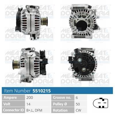 Meat&Doria 5510215 Alternator 5510215