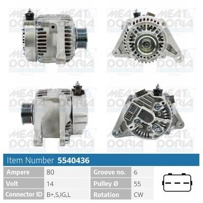 Meat&Doria 5540436 Alternator 5540436