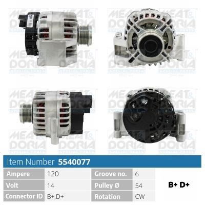 Meat&Doria 5540077 Alternator 5540077