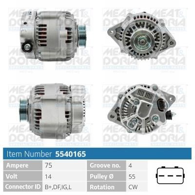 Alternator Suzuki Ignis: 5540165 Meat&Doria Alternator