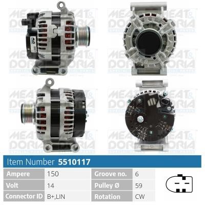 Meat&Doria 5510117 Alternator 5510117