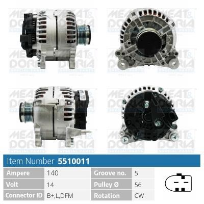 5510011 Meat&Doria Alternator