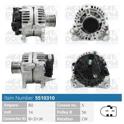 Meat&Doria 5510310 Alternator 5510310