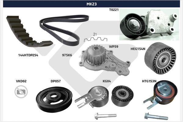 Hutchinson MK23 Drive belt kit MK23