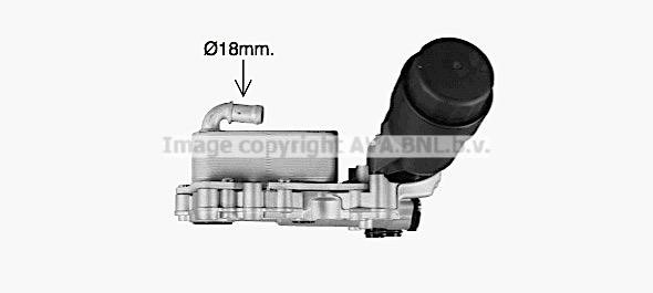 Oil cooler AVA MS3741H