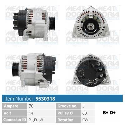 Meat&Doria 5530318 Alternator 5530318