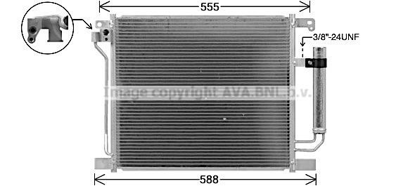 AVA DN5467D AC Condenser DN5467D DN5467D AVA AC Condenser