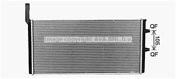 AVA BW2583 Radiator, engine cooling BW2583