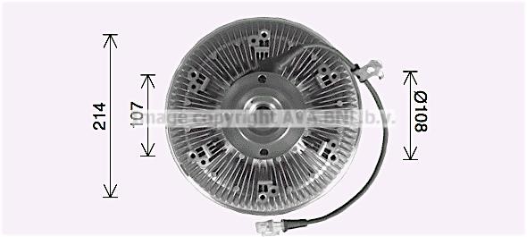 Clutch, radiator fan AVA MNC129