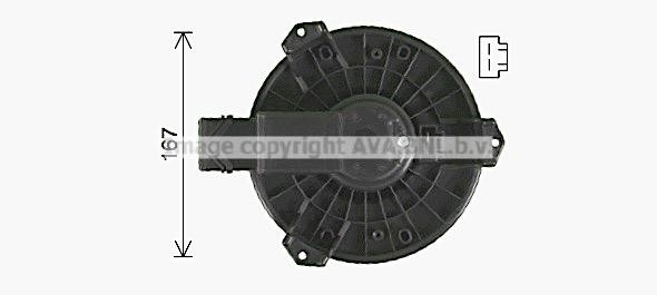 HD8327 AVA Electric Motor, interior blower