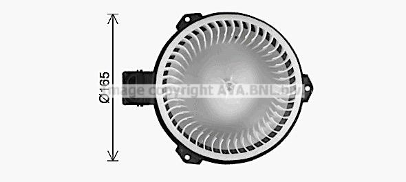Electric Motor, interior blower AVA HD8327