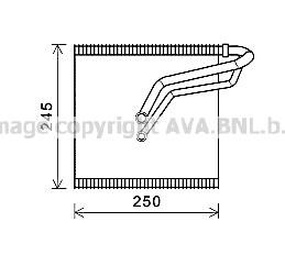AC Evaporator Volkswagen Tiguan: VNV387 AVA Air conditioner evaporator