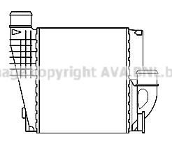 AVA PEA 4385 Intercooler, charger PEA4385