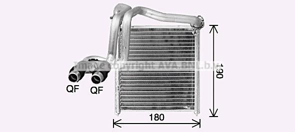 AVA VN6438 Heat Exchanger, interior heating VN6438