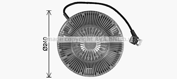VLC165 AVA Clutch, radiator fan
