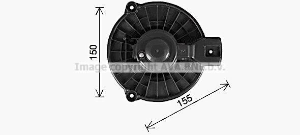HD8326 AVA Electric Motor, interior blower