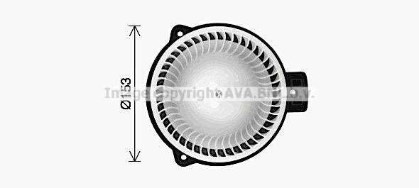 Electric Motor, interior blower AVA HD8326