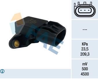 FAE 15229 Sensor, intake manifold pressure 15229
