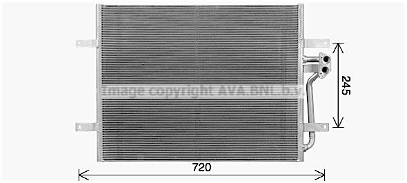 Air con condenser MAN TGE: VN5418 AVA AC Condenser