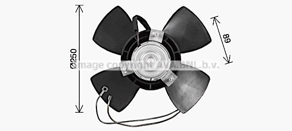 AVA FT7618 Fan, radiator FT7618
