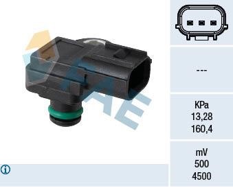 FAE 15205 Sensor, intake manifold pressure 15205