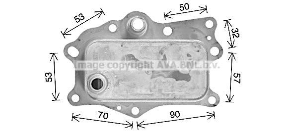 AVA CR3143 Oil Cooler, engine oil CR3143