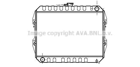 AVA VN2090 Radiator, engine cooling VN2090