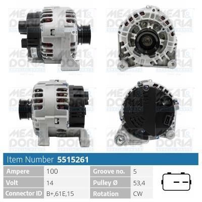 Meat&Doria 5515261 Alternator 5515261