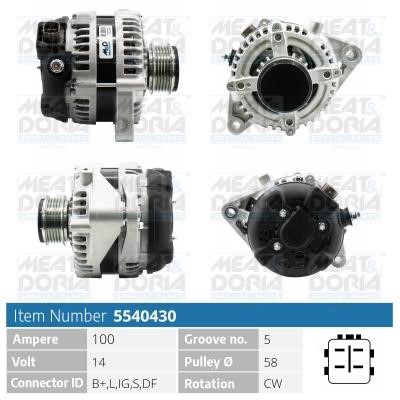 Meat&Doria 5540430 Alternator 5540430