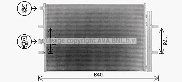 Air con condenser Ford Transit: FD5675D AVA AC Condenser