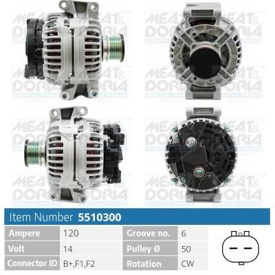 Alternator Jeep: 5510300 Meat&Doria Alternator