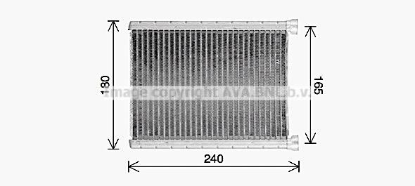 AVA KA6330 Heat Exchanger, interior heating KA6330