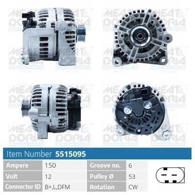 Meat&Doria 5515095 Alternator 5515095