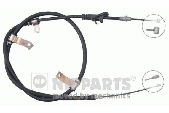 Nipparts J19167 Cable Pull, parking brake J19167