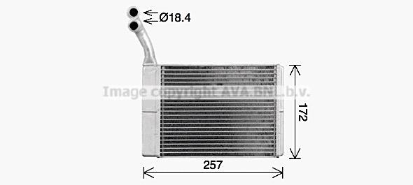AVA CN6330 Heat Exchanger, interior heating CN6330