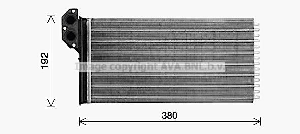 AVA VN6431 Heat Exchanger, interior heating VN6431