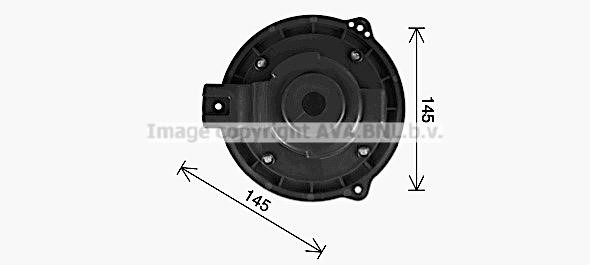 OL8728 AVA Electric Motor, interior blower