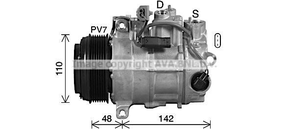 AVA MSAK746 Compressor, air conditioning MSAK746 MSAK746 AVA Compressor, air conditioning