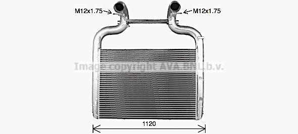 DF4104 AVA Intercooler, charger