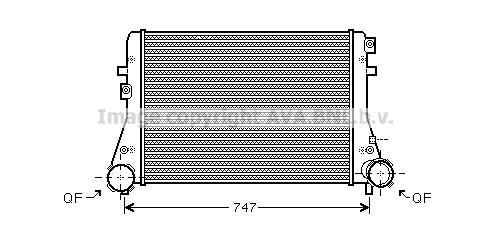 AVA VNA4227 Intercooler, charger VNA4227