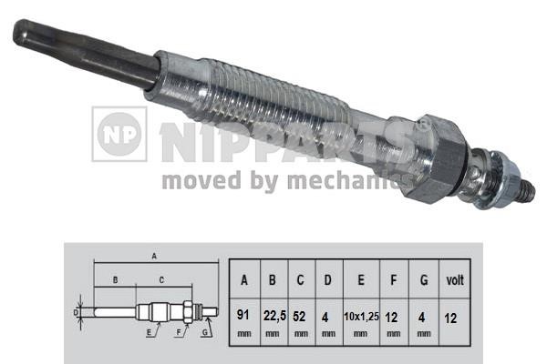 Nipparts N5710509 Glow plug N5710509