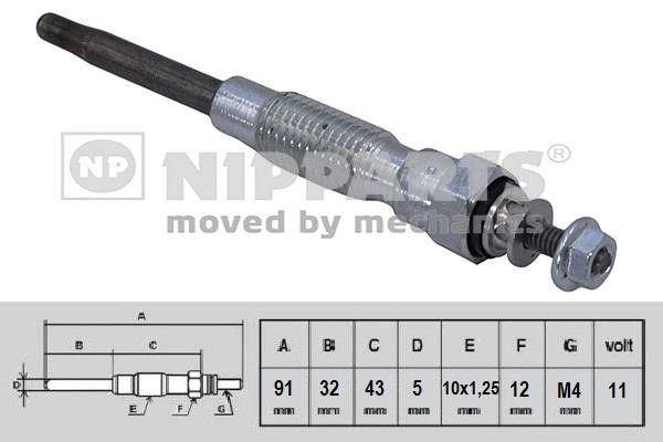 Nipparts N5712029 Glow plug N5712029