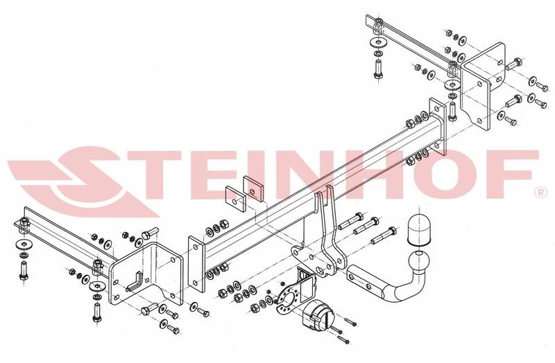 H061 Steinhof Tow bar