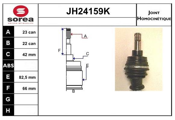 SNRA JH24159K CV joint JH24159K